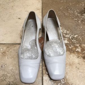 White leather bottega Veneta shoes